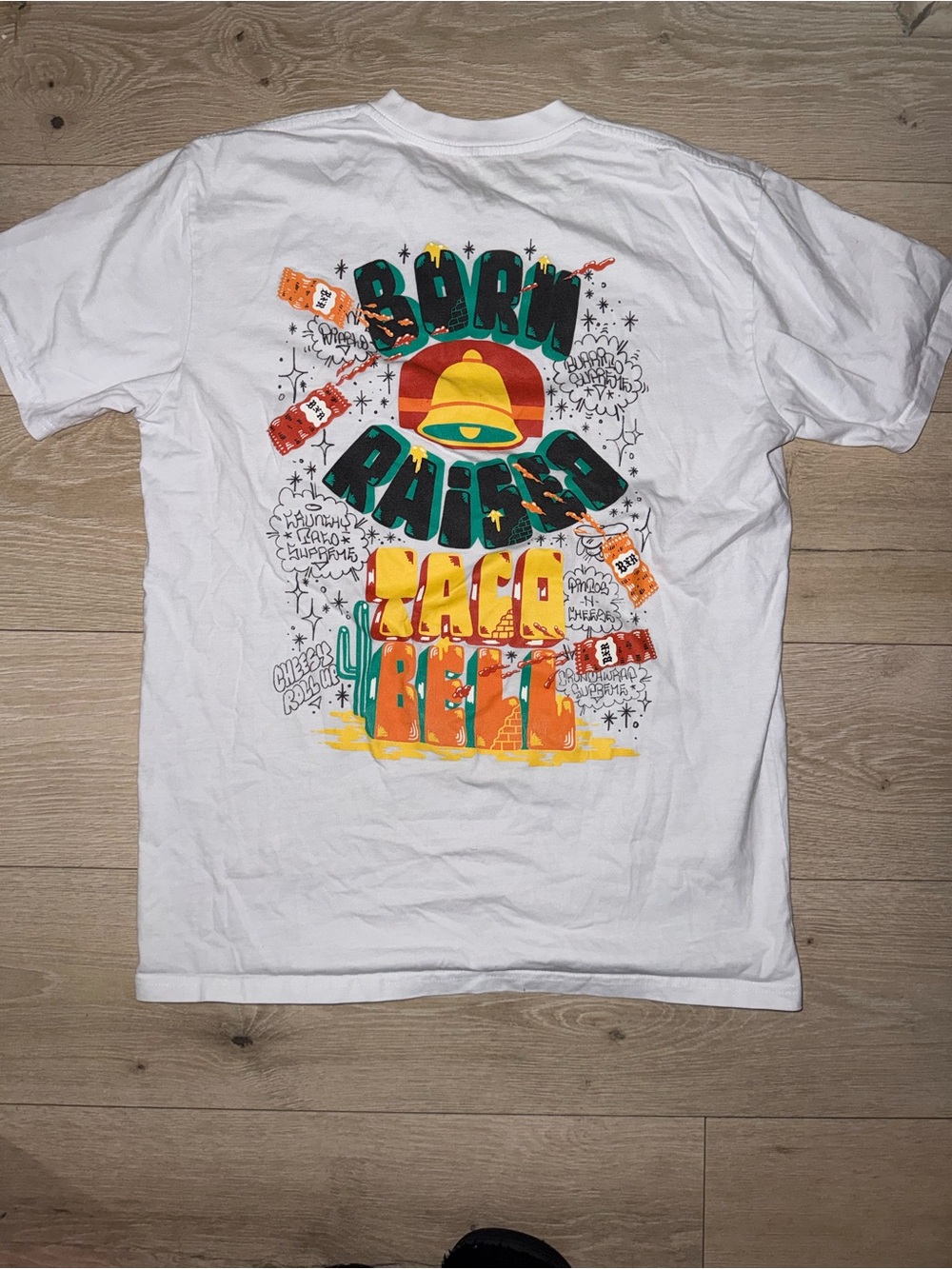 Born X Raised x Taco Bell White Tee